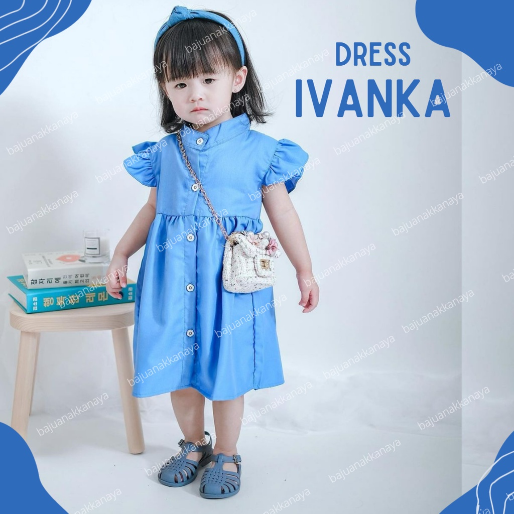 2-6TH DRESS ANAK IVANKA DRESS ANAK KATUN TOYOBO BY BAJUANAKKANAYA