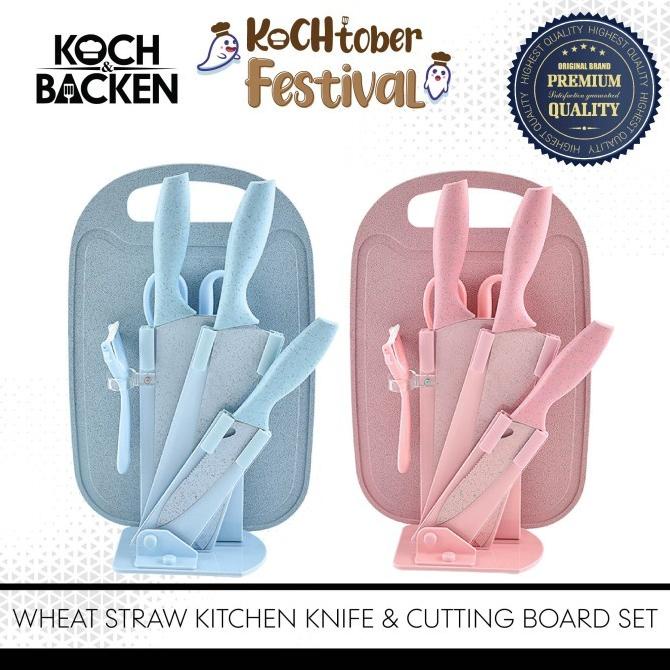 

Koch&Backen Kitchen Knife & Cutting Board Set-Pisau Dapur+Talenan Kris182Shop