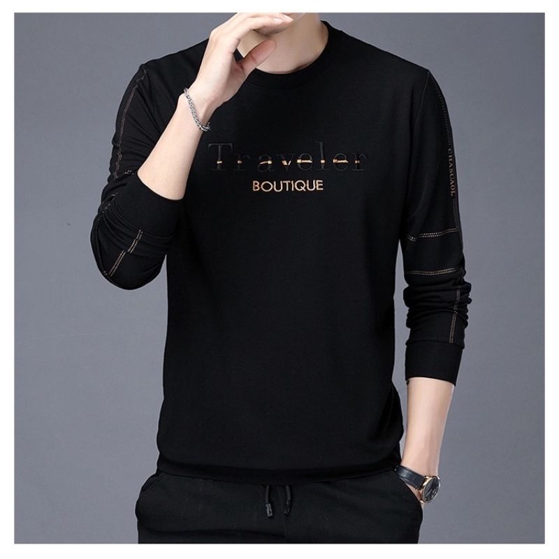 KAOS PRIA ( TRAVELER ) BAJU DISTRO PRIA LENGAN PANJANG MODEL TERBARU