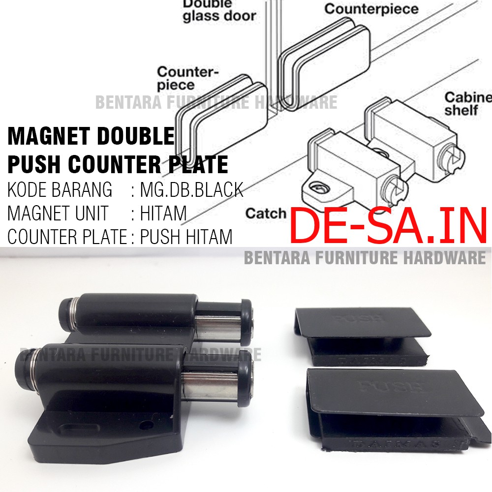 DOOR MAGNETIC CATCHES SLOT - KECES MAGNET PINTU KABINET