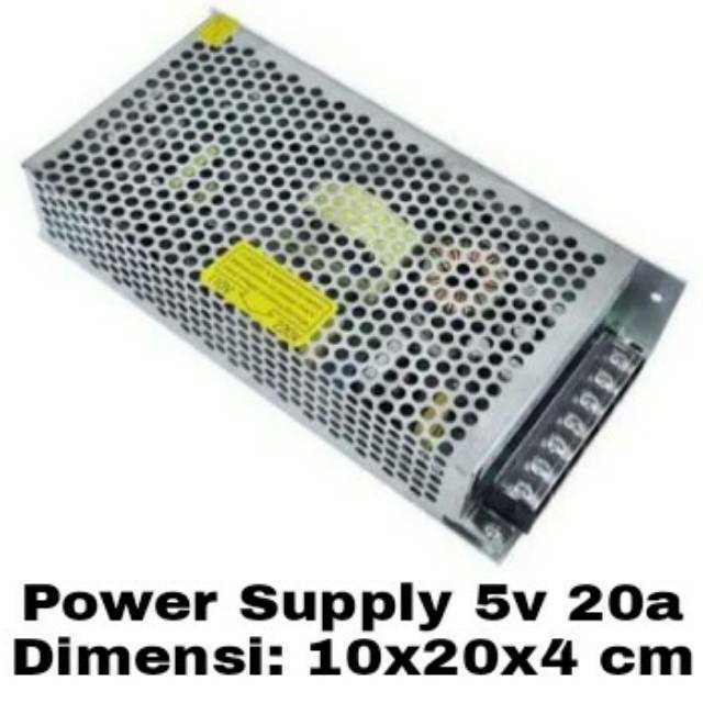 Power Supply Jaring SMPS 5 Volt 20 Ampere