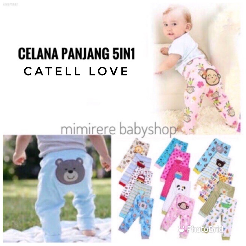 Celana Panjang Catell Love 5in1 / CarterLove 5in1 long pants Bordir