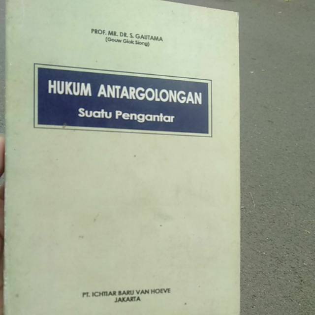 

Hukum Antargolongan suatu pengantar
