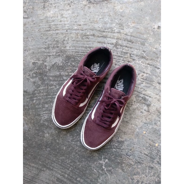 VANS OLD SKOOL MAROON (SECOND)