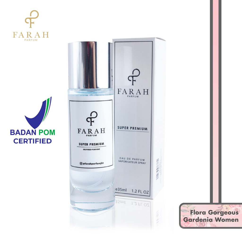 Floura Gardenia Women Super Premium by Farah Parfum - Parfum Wanita Tahan Lama