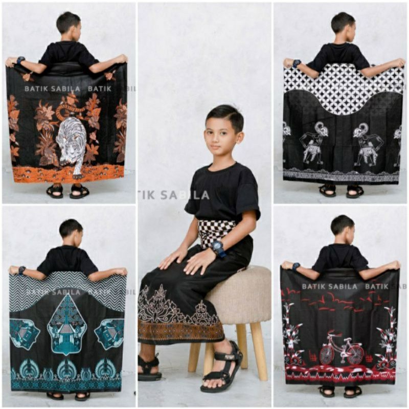 SARUNG BATIK ANAK | SARUNG  ANAK SD| SARUNG VESPA SARUNG WAYANG SARUNG KANG SANTRI