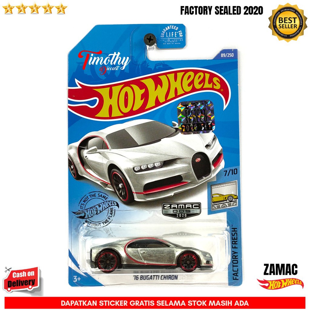 Hot Wheels Factory Sealed 2020 FS Zamac 16 Bugatti Chiron