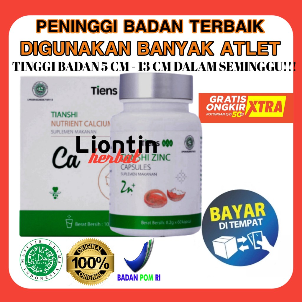 TIENS PENINGGI BADAN ORIGINAL HARGA PROMO MEMBER DISTRIBUTOR DISKON TERMURAH [UPDATE TINGGI OFFICIAL