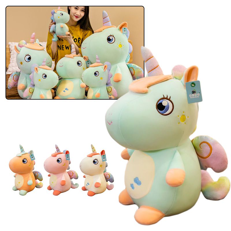 Embracable Kawaii Unicorn Besar Dengan Sayap Mainan Mewah Boneka Mainan Binatang Lembut