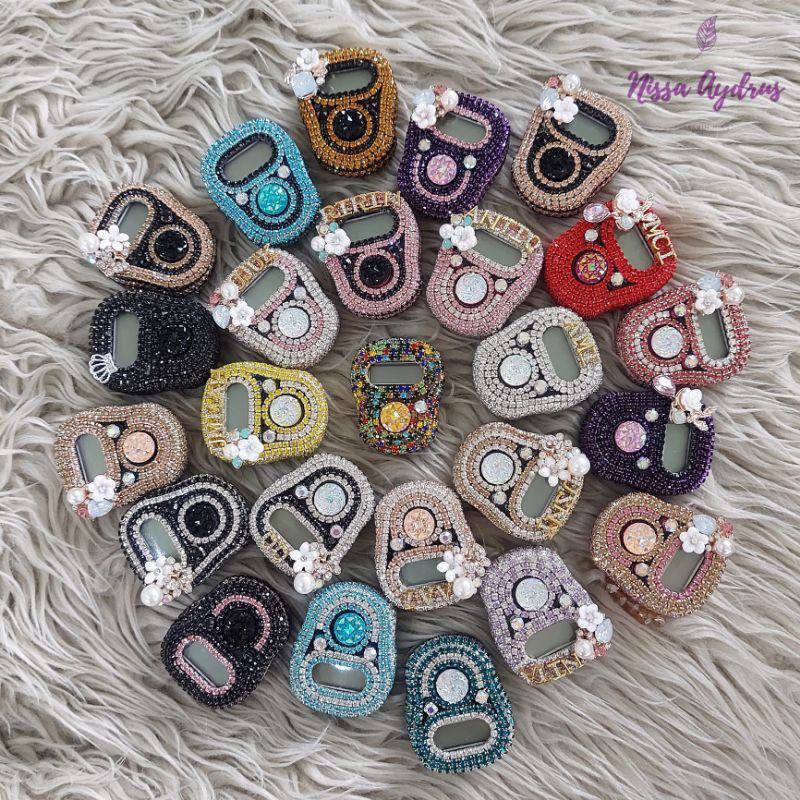 Nisa Aydrus - Best Seller Tasbih Digital Cantik Premium Swarovski LED Custom Nama TN17