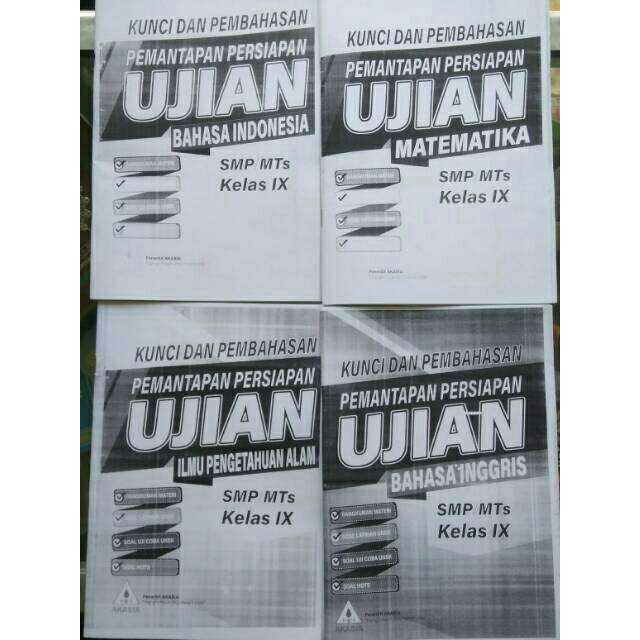 Kunci Dan Pembahasan Buku Pemantapan Persiapan Ujian Smp Mts 2019 2020 Dari Akasia Shopee Indonesia