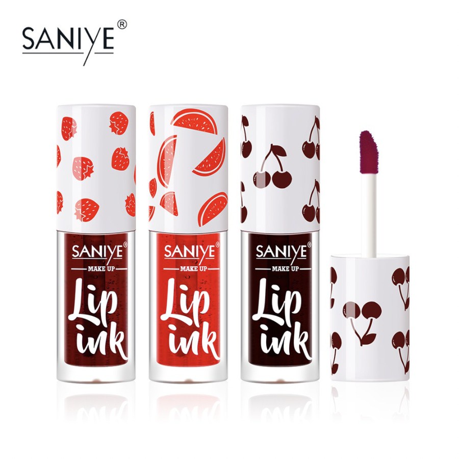 SANIYE Lip Cream Matte 3 Warna MOISTURIZING AND BRIGHTENING LIPS SKIN SA005