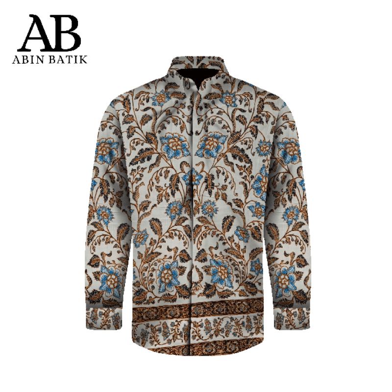 Baju Batik Katun Premium - Kemeja batik pria Abin Batik