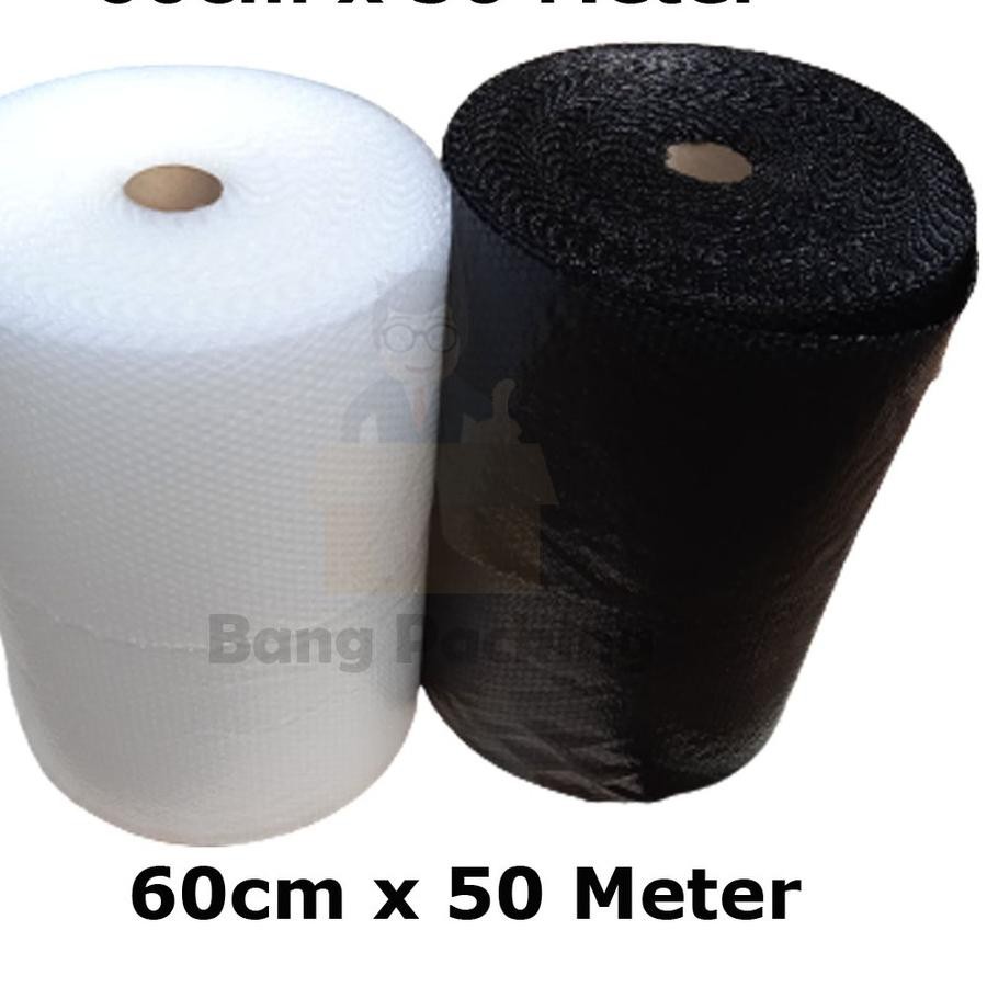 

ぬ Bubble Wrap 60cm x 50M bubble wrap roll bubble wrap bening bubble wrap hitam plastik bubble babel