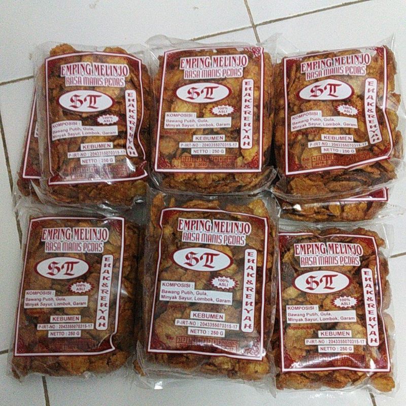 

Emping Melinjo Rasa Manis Pedas