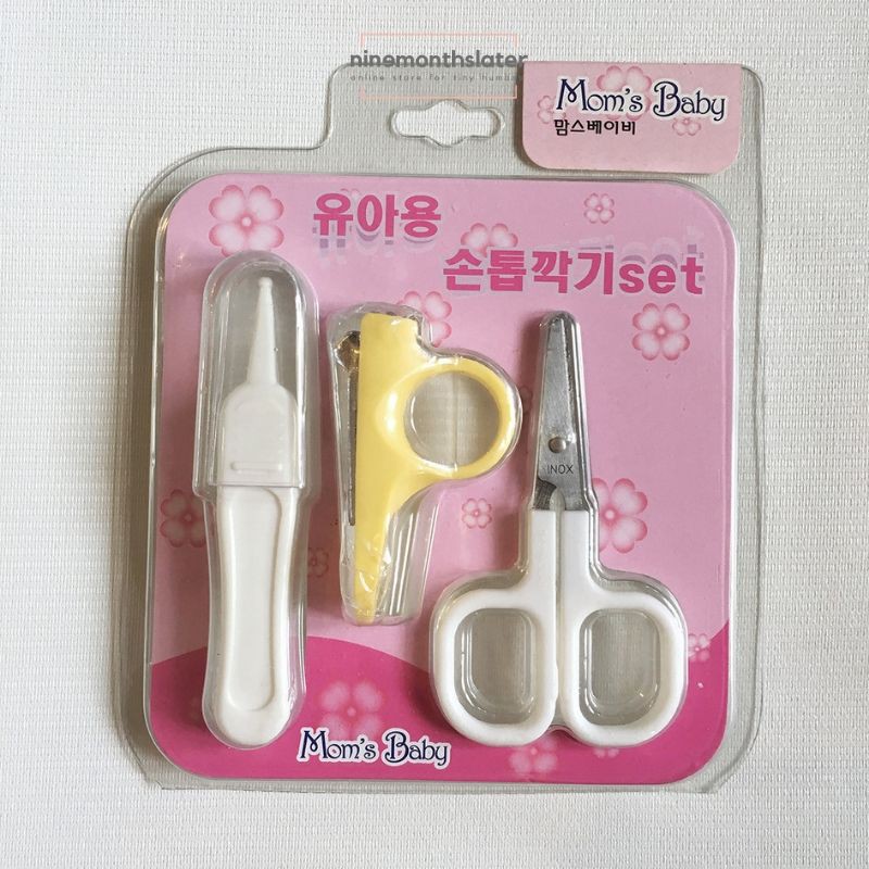 Mom’s Baby Nail Clipper Set - Gunting Kuku Anak Bayi - Safety Scissor Baby