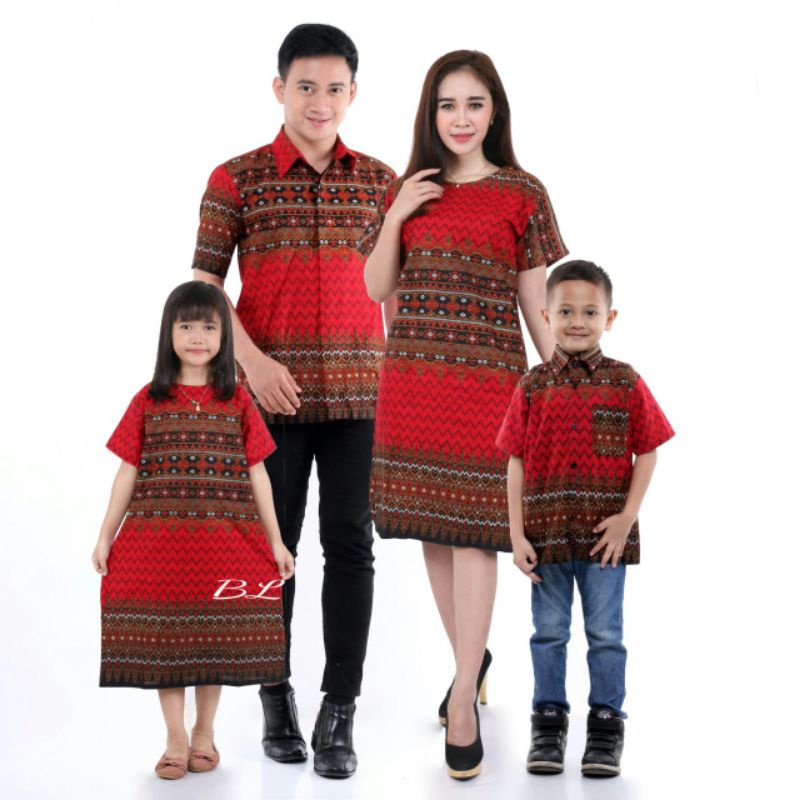 COUPLE KELUARGA BATIK COUPLE DRES BATIK COUPLE DRESS BATIK PENDEK COUPLE BAJU NATAL