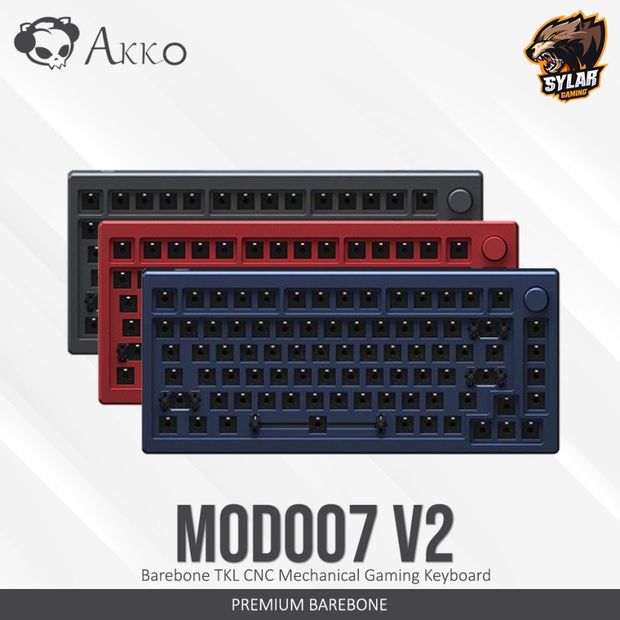 Akko MOD007 / MOD-007 V2 Barebone TKL CNC Mechanical Gaming Keyboard