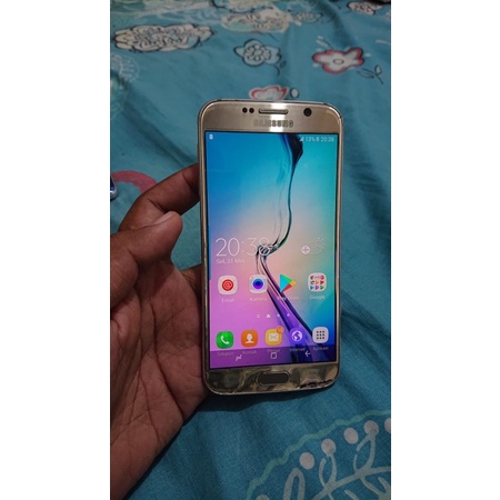 samsung s6 flat 3/32gb-gold-sein-second-murah