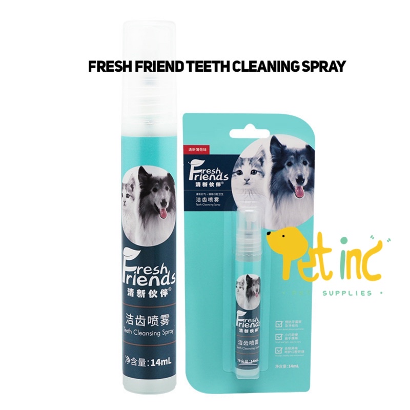 Fresh friend teeth cleaning spray