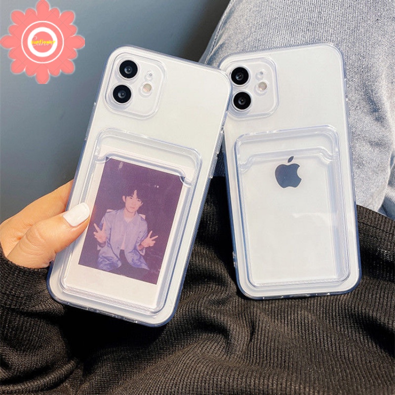 Casing Soft TPU Case Redmi 10 9T PRO 9C 9A 9 8 8A 8A 7A Xiaomi Mi 11 Lite Ultra 10T Pro Note 10 10 Pro 9s 9 Pro 8 8pro 9T POCO F3 X3 M3 K40 K30S Case Transparent Clear Card package Phone Case Put Photos Protective Cover
