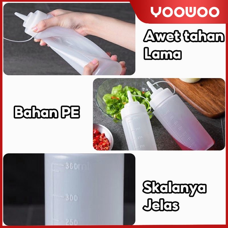 botol squize saus  / botol saus dapur rumah tangga / botol Serbaguna Murah Tebal