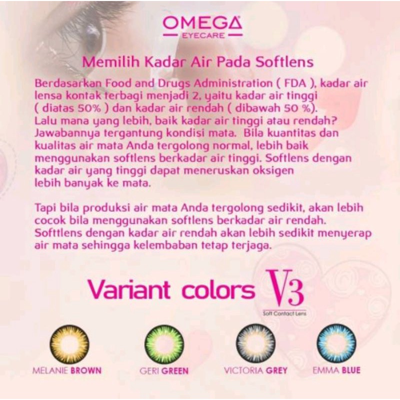 Softlens V3 by Omega/Lensa mata