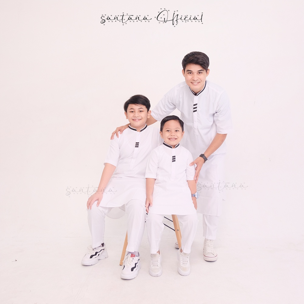 Baju Koko Anak Putih Laki Setelan Busana Muslim Anak Cowok