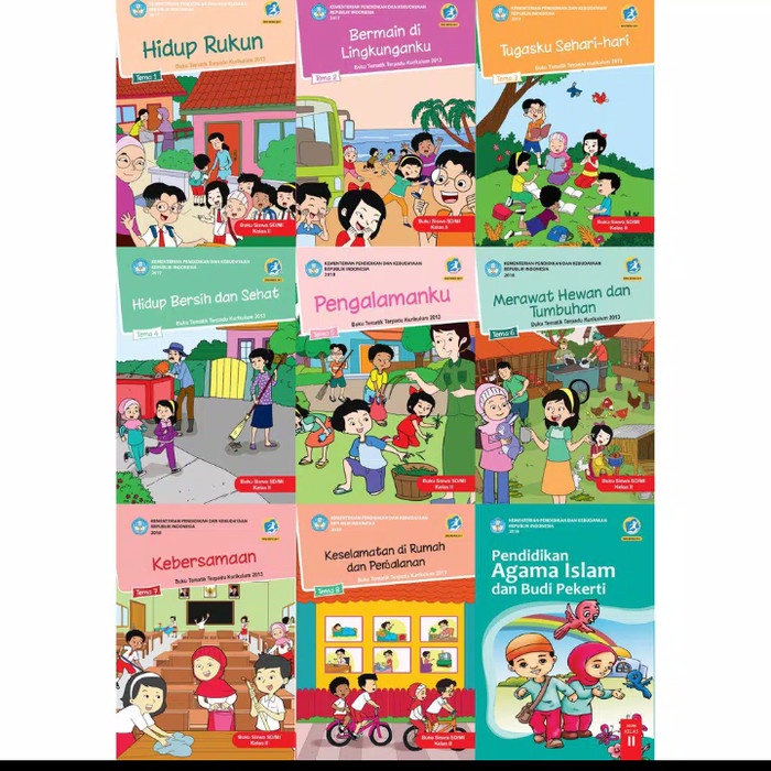 

❤BISA COD❤ Buku Paket Tematik kelas 2 Tema 1,2,3,4,5,6,7,8 dan PAI.