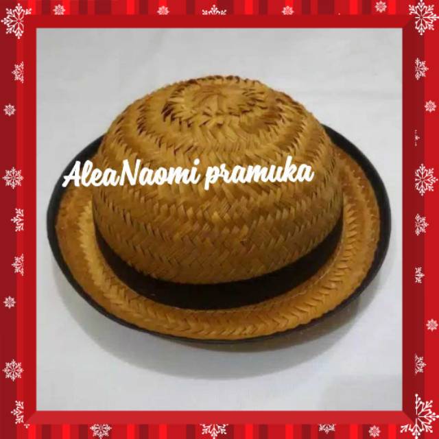 Topi Bambu Pramuka HALUS topi Pramuka putri