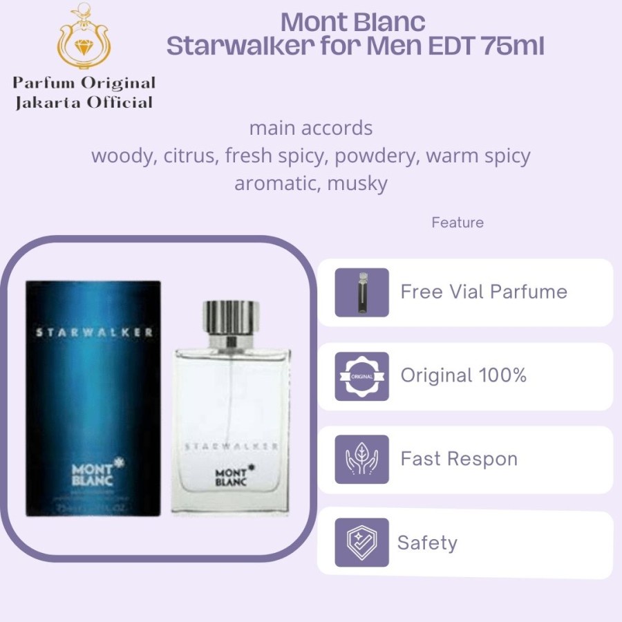 Parfum Parfume Perfume Asli Perawatan Kecantikan Original Import Branded Pria Laki Laki Cowok Mont B
