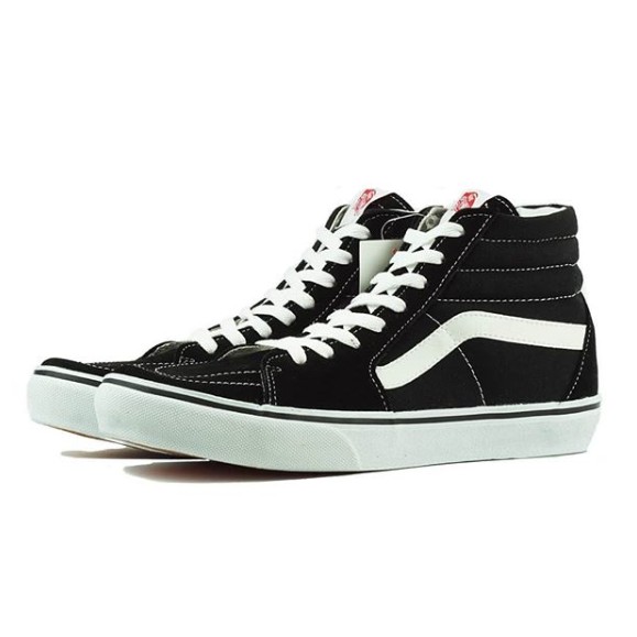 SALE VANS Japan Domestic Market V38CL+ SK8-HI BLACK/WHITE