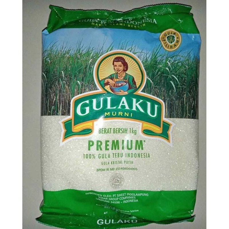 

Gula pasir gulaku premium 1kg an