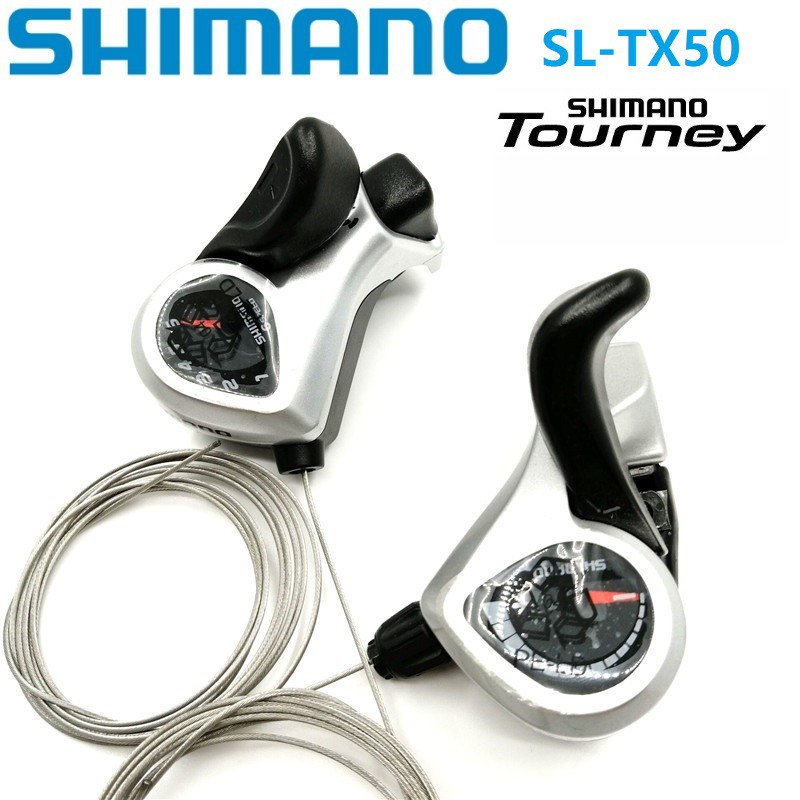 SHIMANO Bicycle Tourney Shifters Shift Levers SL-TX30 3x7S Black For Cycling
