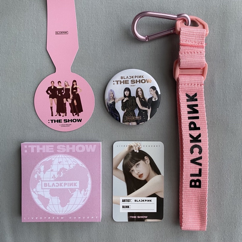 BLACKPINK THE SHOW MERCHANDISE LISA PHOTOCARD PC