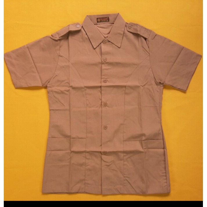 Baju Pembina Lengan Pendek /Baju Pramuka Perempuan Lengan Pendek SMA / SMK