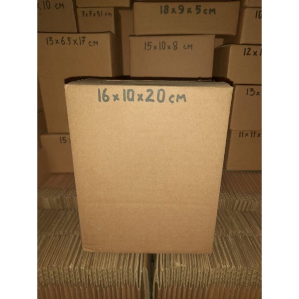 

Kardus Box Packing 16x10x20 cm Baru tebal polos luar dalam