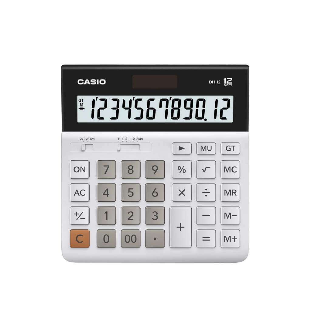 

CASIO KALKULATOR DH-12 -Putih - Kalkulator Kantor - 12 digit