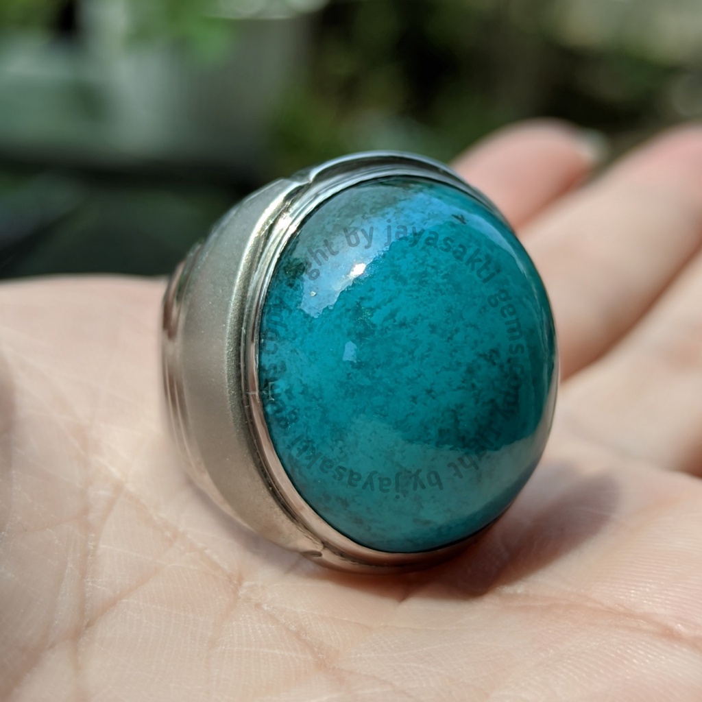 Natural Batu Akik Bacan Palamea Kristal Tembus  BPM02