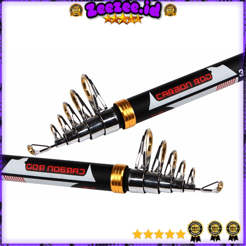 Mamba Joran Pancing Carbon Fiber Sea Fishing Rod 5 Segments