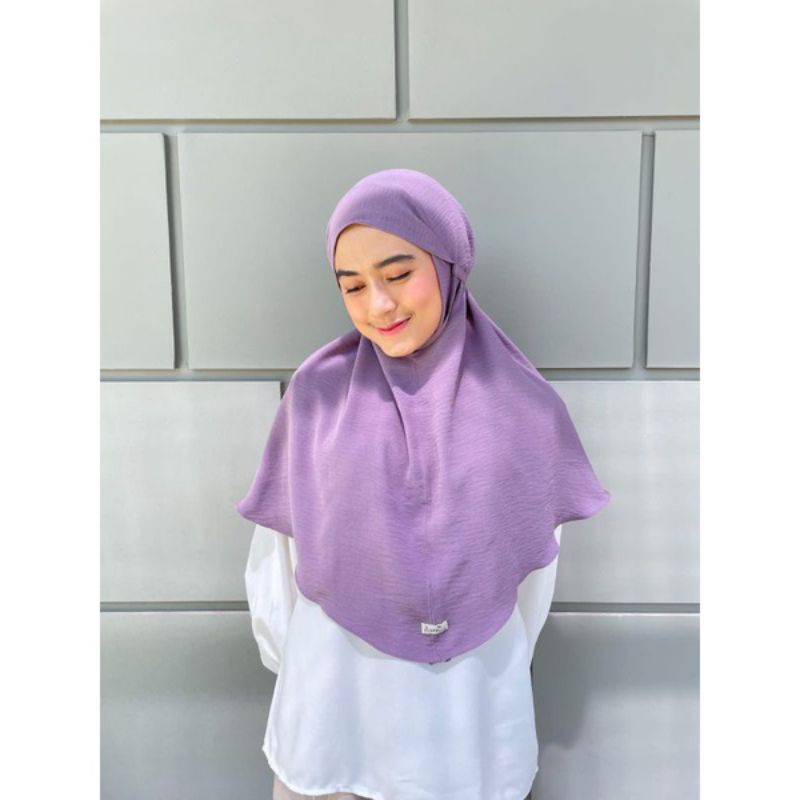 JILBAB BERGO CRINKLE AIRFLOW PREMIUM-Lilac