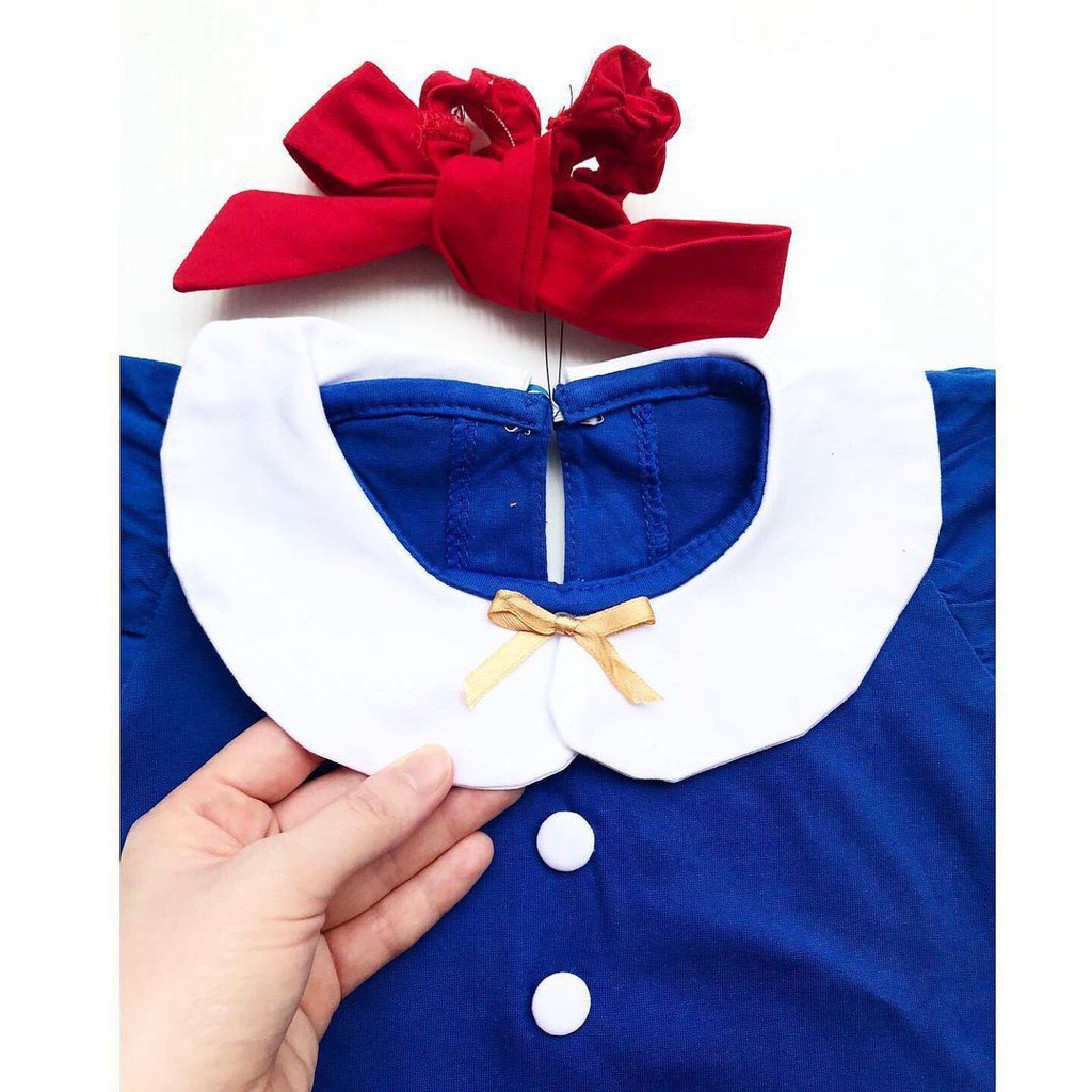 CUTE SNOW WHITE Baju Jumper Bandana Pergi Lucu Fashion Anak Bayi Perempuan Cewek Terlaris Lucu Murah