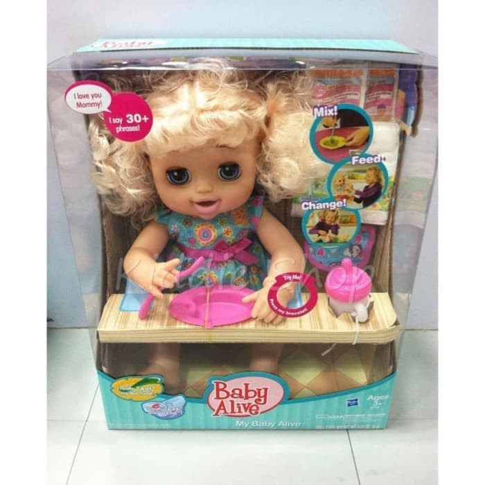 Langsung Order boneka baby alive makan pipis pup pampers eating baby doll Terlaris