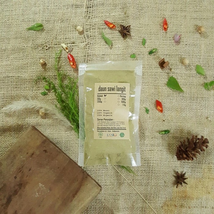 

DAUN SAWI LANGIT BUBUK 250 GRAM - Vernonia Cinerea - MURNI - JSR