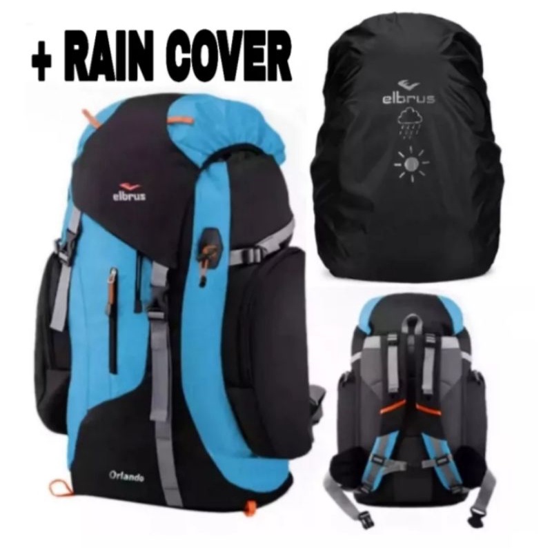 TAS RANSEL CARRIER/GUNUNG PRIA-WANITA ELBRUS 55-60LTR MURAH MERIAH BERKUALITAS BONUS RAINCOVER