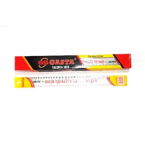 

Penggaris Plastik 30 cm merk Gasta