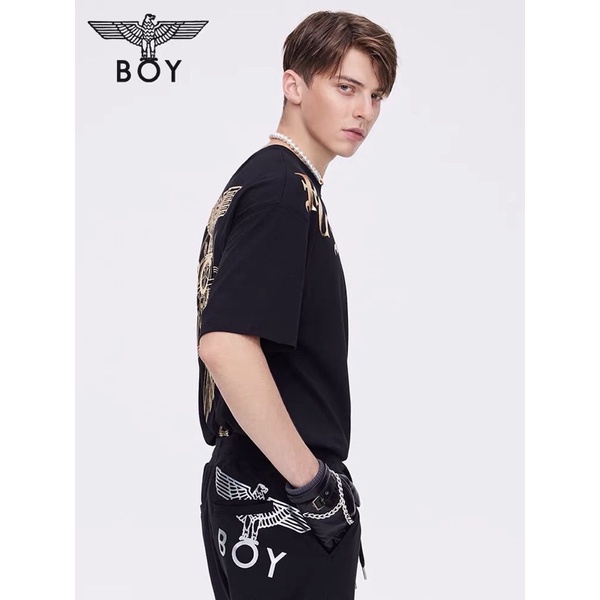 BOY87 KAOS BOY LONDON PRIA WANITA ASIA EROPA GOLD WINGS