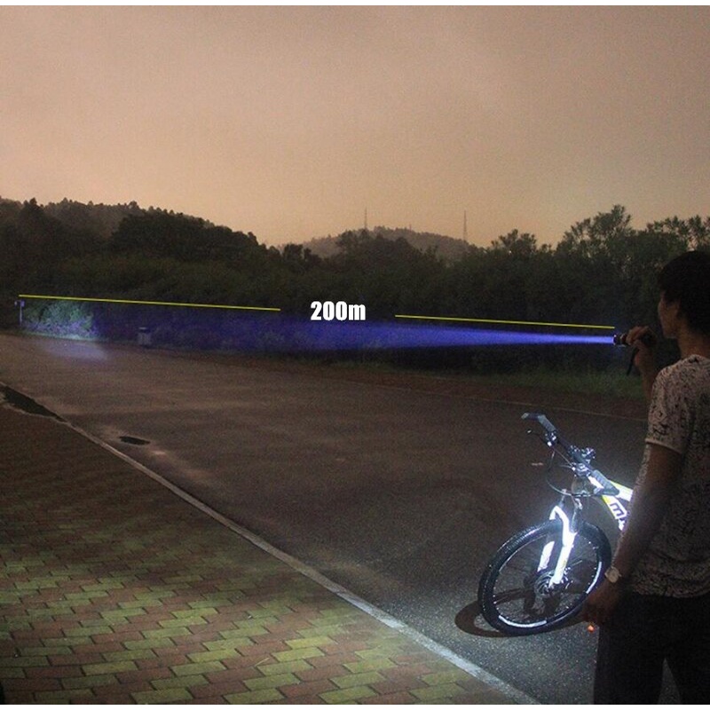 SMILING SHARK LP-909A - Senter LED Outdoor 280 Lumens Bisa Dicharge