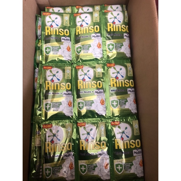 RINSO CAIR +MOLTO ISI 6 SACHET