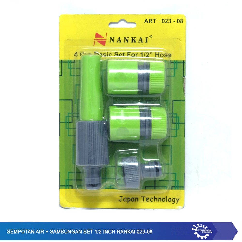 Sempotan Air + Sambungan Set 1/2&quot; Nankai 023-08